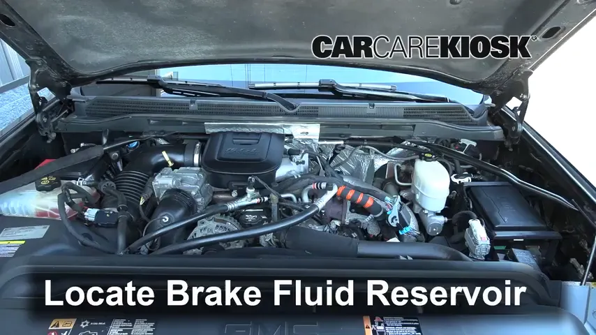2016 GMC Sierra 2500 HD Denali 6.6L V8 Turbo Diesel Brake Fluid